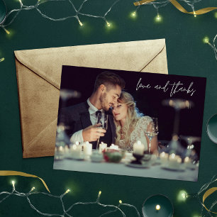 愛感謝していと写真結婚に感謝 サンキューカード