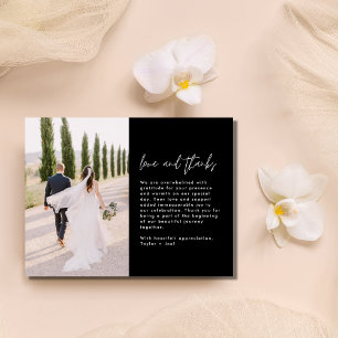 愛感謝していと写真結婚に感謝 ポストカード