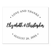 愛感謝していと結婚の感謝カスタム ラバースタンプ (インプリント)