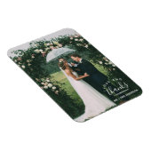 愛感謝していと結婚感謝の写真 マグネット (右側)