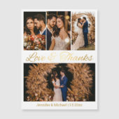 愛感謝していと4枚の写真が結婚集まる (正面)