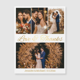 愛感謝していと4枚の写真が結婚集まる