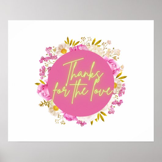 愛感謝していのために ポスター (正面)