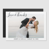 愛感謝していミニマ結婚リストの写真記念 (正面/裏面)