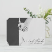 愛感謝してい結婚サンキューカード サンキューカード (スタンド正面)