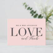 愛感謝してい結婚サンキューカード セーブザデート (スタンド正面)