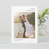 愛感謝してい& |写真サンキューカード サンキューカード (スタンド正面)