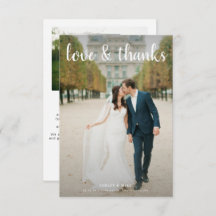 愛感謝してい& | 2フォトブラック&ホワイト結婚ズタイ