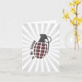 愛手榴弾 カード (黄色い花)