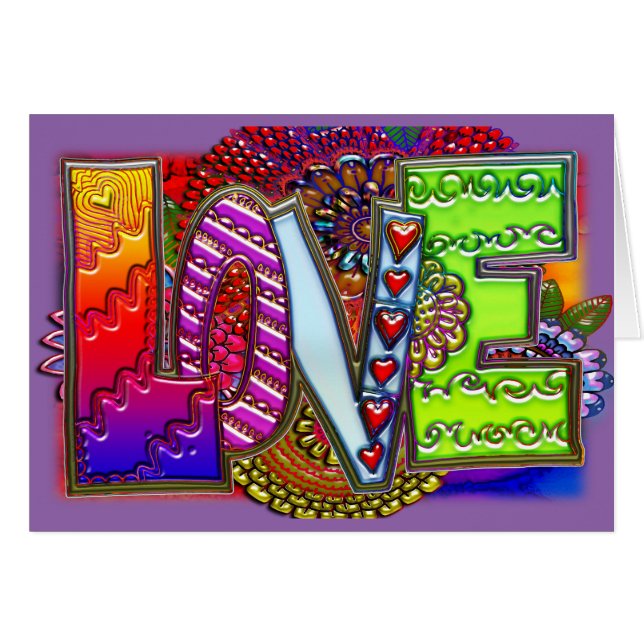 愛抽象的な花の芸術 (正面横)