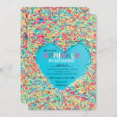 愛招待状の振りかけて下さい 招待状 (正面/裏面)