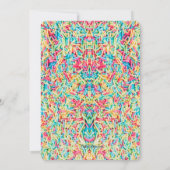 愛招待状の振りかけて下さい 招待状 (裏面)