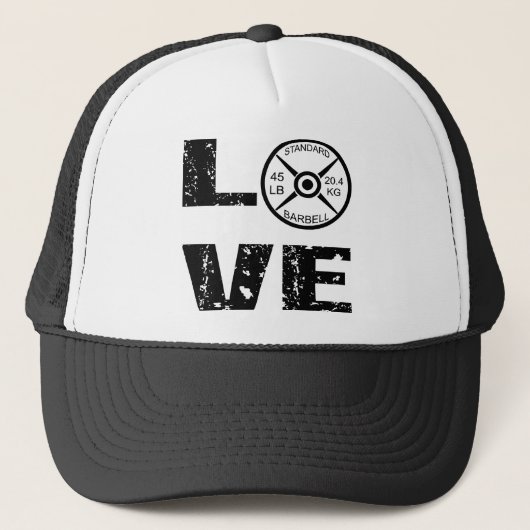 愛持ち上がる重量 キャップ (正面)