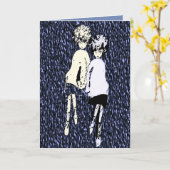 "愛挨拶状との私"ふるいにかければ カード (黄色い花)