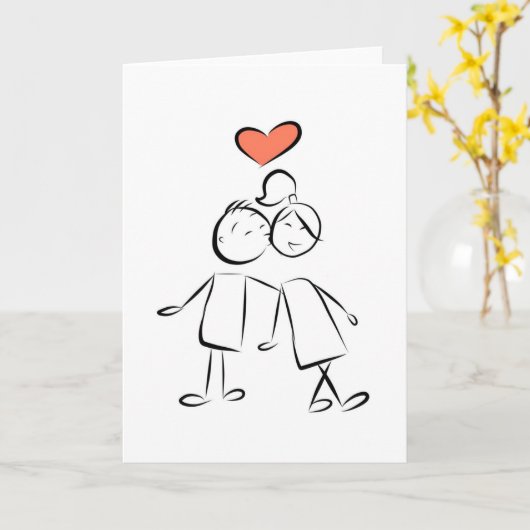 愛挨拶状 カード (黄色い花)