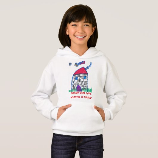 愛描と共に、包まれた魔法Kids Pullover (正面フル)