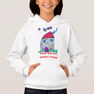 愛描と共に、包まれた魔法Kids Pullover