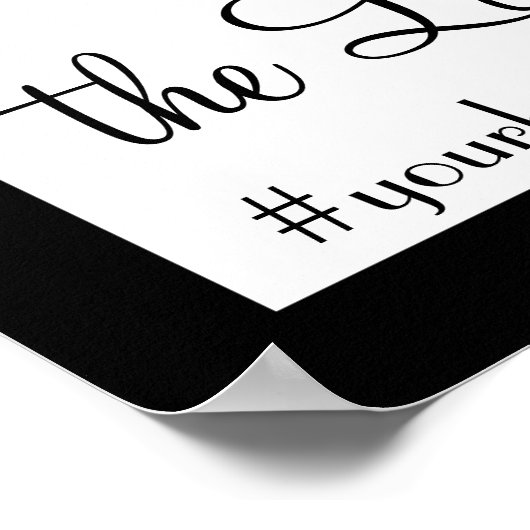 愛救済のハッシュタグの印結婚象を捉える ポスター (角)