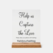 愛救済のSNSを結婚捉える アクリルサイン (正面)