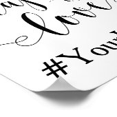 愛救済を捉え結婚る ポスター (角)