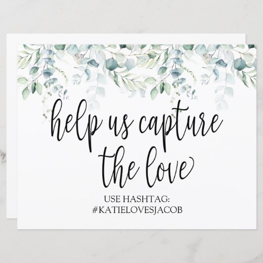 愛救済を捕らえる – ユーカリ結婚プス (正面/裏面)