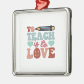 愛教えする メタルオーナメント (左)