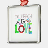 愛教えする メタルオーナメント (左)