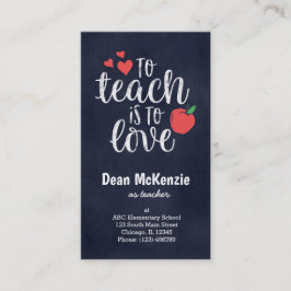 愛教えする 名刺