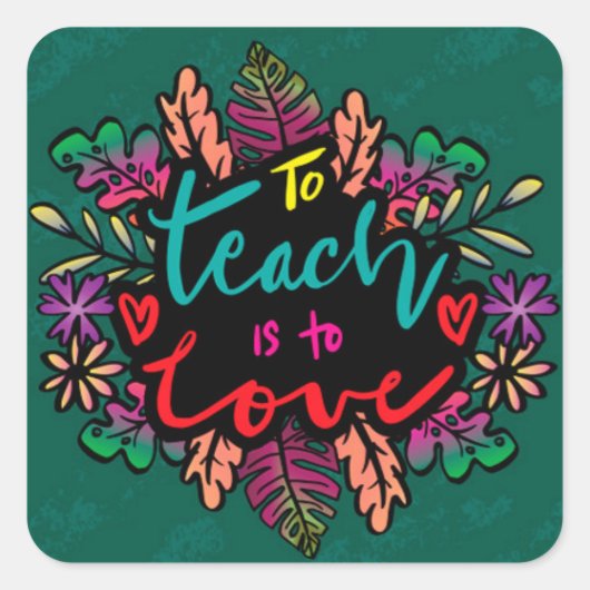 愛教えになる スクエアシール (正面)