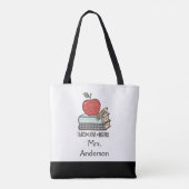 愛教えの贈りインスパイア物を先生に合わせる トートバッグ (裏面)