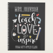 愛教えインスパイアお気に入りの先生 プランナー手帳 (正面)