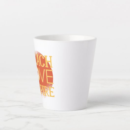 愛教えインスパイアのことわざ-先生引用文 カフェラテマグ (正面)