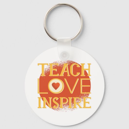 愛教えインスパイアのことわざ-先生引用文 キーホルダー (正面)