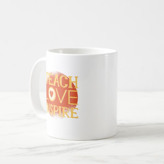 愛教えインスパイアのことわざ-先生引用文 コーヒーマグカップ (正面左)