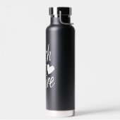 愛教えインスパイア先生の日の贈り物の先生生活 ウォーターボトル (左面)