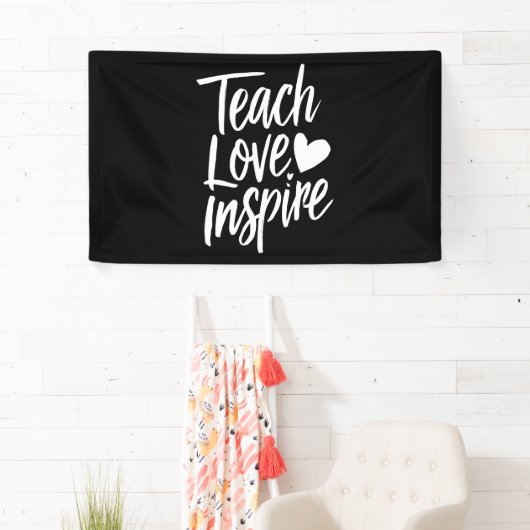 愛教えインスパイア先生の日の贈り物の先生生活 横断幕 (インサイチュ)