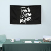 愛教えインスパイア先生の日の贈り物の先生生活 横断幕 (トレードショー)