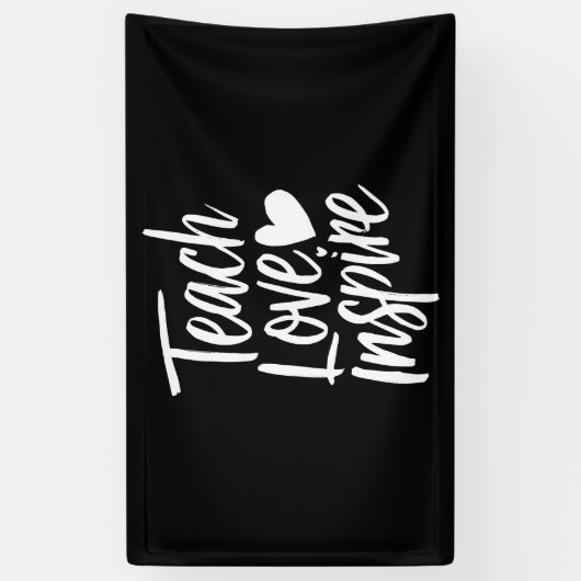 愛教えインスパイア先生の日の贈り物の先生生活 横断幕 (縦)