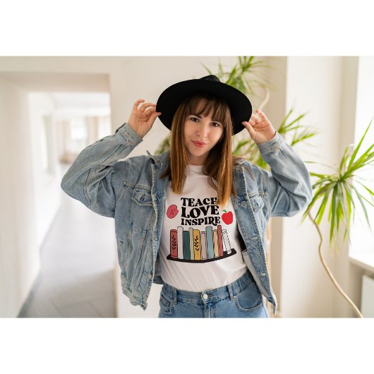 愛教えインスパイア先生の評価教え Tシャツ