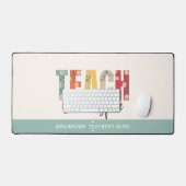 愛教えインスパイア先生日の感謝ギフト デスクマット (キーボード&マウス)