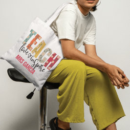 愛教えインスパイア先生日の感謝ギフト トートバッグ