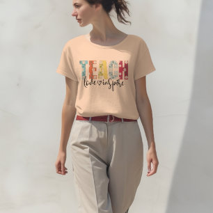 愛教えインスパイア先生日の感謝ギフト Tシャツ
