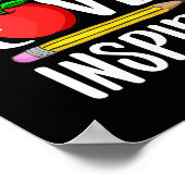 愛教えインスパイア新学期先生ギフト ポスター (角)