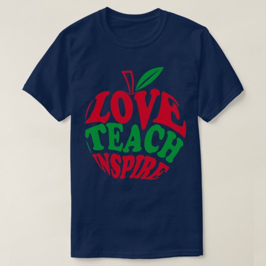 愛教えインスパイアEapple Tシャツ (デザイン正面)