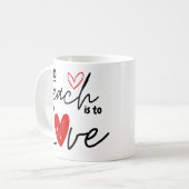 愛教え先生の贈り物 コーヒーマグカップ (正面左)