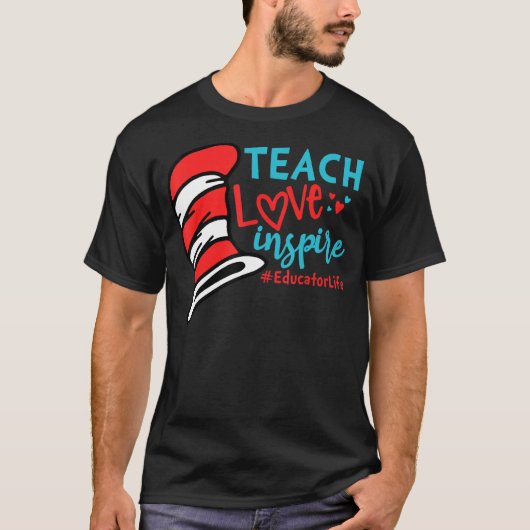 愛教え教育者の生活 Tシャツ (正面)