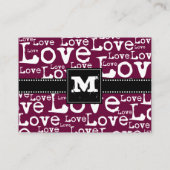 愛文字の道順プラムにカードを挿入 エンクロージャーカード (裏面)