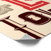 愛文字デザイン ポスター (角)