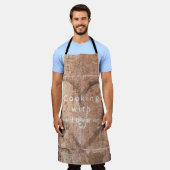 愛料理 エプロン (着用した状態)