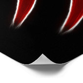 愛日本の漢字記号 ポスター (角)